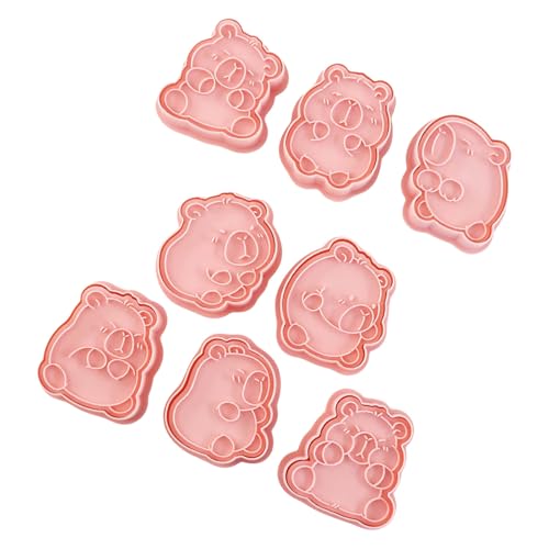 Packung Von 8 Capybaras Keksformen Zum Backen Von Backbegeisterten Biscuit Fondant Bosser Stempel Packung Von 8 Capybaras Keksformen Zum Backen Von Backbegeisterten Biscuit Fondant Bosser Stempel von AOSAIXIS