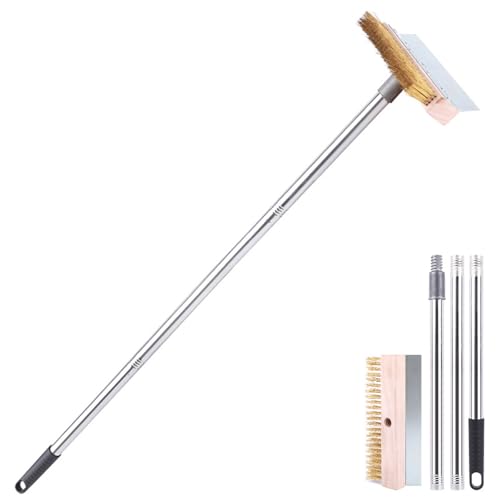 Pizza Ofenreinigungspinsel Grillwerkzeug Mit Schaber Für Heimküchen Und Kommerzieller Nutzung Langes Design Pizza Steinbürste Pizza Ofenreinigungspinsel Grillwerkzeug Mit Schaber Für Heimküchen Und Kommerzieller Nutzung Langes Design Pizza Steinbürste von AOSAIXIS