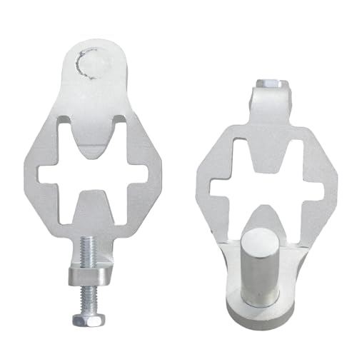 Robuster Legierungsstahl T Pfostenscharnier Set Von 2 Zubehör Für Outdoor Farm Gate Gartenzaun 5/8 Zoll Durchmesser Hardware T Post Gate Hardware von AOSAIXIS