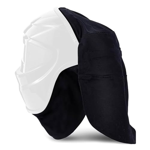Schweißer Helme Abdeckungen Und Nackenlätzchen Set Wärmesicheres Ledertuch Konstruktion Ergonomisches Design Für Schweißaufgaben Schweißhelme Bib Schweißer Helme Abdeckungen Und Nackenlätzchen Set Wärmesicheres Ledertuch Konstruktion Ergonomisches Design Für Schweißaufgaben Schweißhelme Bib von AOSAIXIS