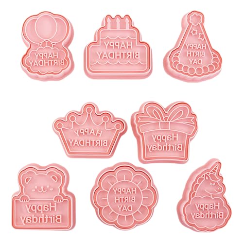 Set Von 8 Food Grade Cookie Stempel Geburtstagsthemen Mit Backformen Elegante Kekse Fondantformen Set Set Set Von 8 Food Grade Cookie Stempel Geburtstagsthemen Mit Backformen Elegante Kekse Fondantformen Set Set von AOSAIXIS