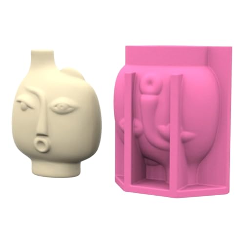 Silikongussschimmelpekte Vase Form Plainter Blumenknopfform Abstraktes Gesichtsform Zur Herstellung Von Wohnkerndekorationen Silikongussschimmelpekte Vase Form Plainter Blumenknopfform Abstraktes Gesichtsform Zur Herstellung Von Wohnkerndekorationen von AOSAIXIS