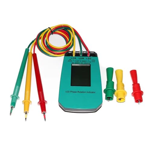 Tester Für Spannungsstromwiderstandsmessungsphasen Sequenzen Spannungsstromwiderstandsmessungsphasen Sequenzen Handheld Drei Phase Rotationsprüfungsdetektoren von AOSAIXIS