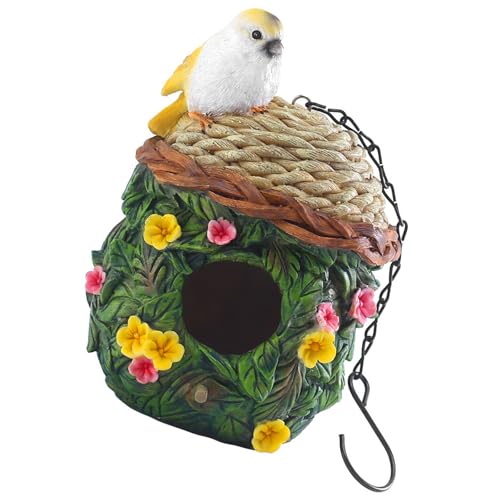 Vogel Nest Papagei Hängende Haus Vogelkäfig Hängende Bett Kleines Vogelkäfigspielzeug Outdoor Zucht Für Wildtiere Vögel Garten Dekore von AOSAIXIS