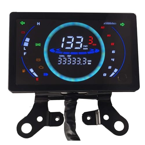 Wasserdichtes Armaturenbrett Kilometermesser Drehzahlmesser Mit Großem LCD Digitaler Bildschirm Für 150 Cm150 Fahrer LCD Tacho Angepasst Wasserdichtes Armaturenbrett Kilometermesser Drehzahlmesser Mit Großem LCD Digitaler Bildschirm Für 150 Cm150 Fahrer LCD Tacho Angepasst von AOSAIXIS
