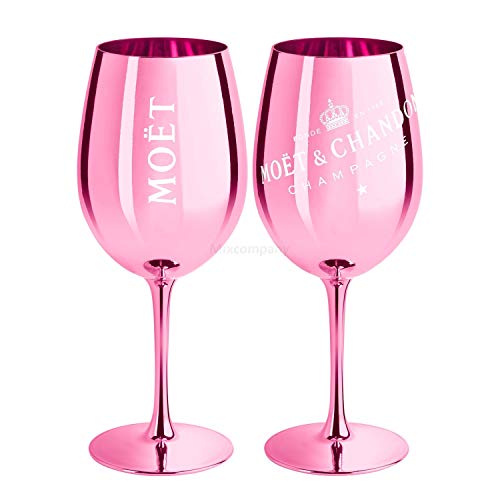 Moet & Chandon Champagne Champagner Glas Gläser Set - 2er Set Rose Moet & Chandon Champagne Champagner Glas Gläser Set - 2er Set Rose von AOSGYA