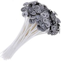 100 Stück Kerzendocht, 100 % umweltfreundlich – 15 cm DIY-Docht aus natürlicher Baumwolle 100 Stück Kerzendocht, 100 % umweltfreundlich – 15 cm DIY-Docht aus natürlicher Baumwolle von AOUGO