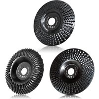 125 mm Holzschleifscheibe, 3 Stück Schleifscheiben zum Formen, Schleifen und Schneiden. Räder für Winkelschleifer von AOUGO