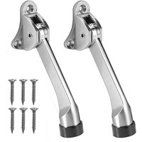 Aougo - 2 Stück Türstopper, verhindert das Zuschlagen der Tür, Türstopper, Türunterstützung, mit weichem Gummipuffer und Schrauben – Zinklegierung – Aougo - 2 Stück Türstopper, verhindert das Zuschlagen der Tür, Türstopper, Türunterstützung, mit weichem Gummipuffer und Schrauben – Zinklegierung – von AOUGO