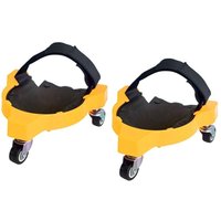 2er-Pack flexible Knieschoner mit Rollen für Garten, Baustelle von AOUGO