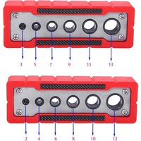 Aougo - 2er-Set Bohrführungslehren-Set für Holzdübel Aougo - 2er-Set Bohrführungslehren-Set für Holzdübel von AOUGO