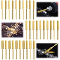 30 Stück Kettensägen-Schärfvorrichtung, Diamantschärfer, Kettensägen-Kettenschärfer, Kettensägen-Kettenfeile, 3 verschiedene Größen zum Schärfen und von AOUGO