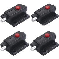 Aougo - 4 Stück Federfenster-Schrankknäufe, automatische Türverriegelung, Möbel, Schrank, Schublade, Türverriegelung mit Federknopf Aougo - 4 Stück Federfenster-Schrankknäufe, automatische Türverriegelung, Möbel, Schrank, Schublade, Türverriegelung mit Federknopf von AOUGO