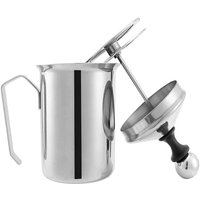 Aougo - 400 ml Edelstahl-Milchaufschäumer, diy Fancy Coffee Cream Foamer, Milchcreme-Küchenwerkzeug von AOUGO