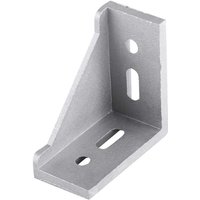 Aougo - 5 Stück Aluminiumlegierung Eckwinkel rechtwinklig L-Form Eckwinkel 58 x 58 mm x 28 mm von AOUGO