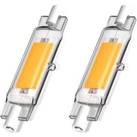 5W R7s 78MM J78 COB-Filament-LED-Glühbirne, 500 Lumen 360 Grad, 30W 48W 50W äquivalente Halogenlampe, perfekt für Zuhause, Küche, Zimmer, Balkon, von AOUGO