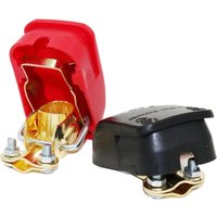 Batterie-Schnellverschluss-Anschlüsse, Batterie-Schnellanschlussklemmen, Batterieklemmen-Anschlüsse für Auto, lkw, Boot – Rot und Schwarz Batterie-Schnellverschluss-Anschlüsse, Batterie-Schnellanschlussklemmen, Batterieklemmen-Anschlüsse für Auto, lkw, Boot – Rot und Schwarz von AOUGO