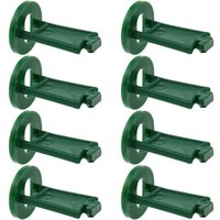 Gewächshaus-Drehklammern, Gewächshaus-Haken, Pflanzen- und Blumen-Hängeklammern-Set für Gartenteile, Befestigungsset, Gewächshaus-Gadgets, Gewächshaus-Drehklammern, Gewächshaus-Haken, Pflanzen- und Blumen-Hängeklammern-Set für Gartenteile, Befestigungsset, Gewächshaus-Gadgets, von AOUGO