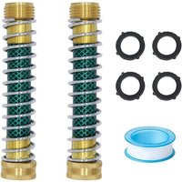 Aougo - Knickfester, langlebiger Gartenschlauch-Verlängerungsadapter mit Spiralfeder-Schlauchanschluss, einfache Installation Aougo - Knickfester, langlebiger Gartenschlauch-Verlängerungsadapter mit Spiralfeder-Schlauchanschluss, einfache Installation von AOUGO