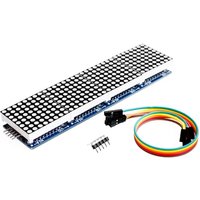 MAX7219 Dot Matrix mcu led 4 in 1 4 x 64 Anzeigemodul kompatibel mit Arduino und Raspberry Pi MAX7219 Dot Matrix Modul, lh Control Mikrocontroller von AOUGO