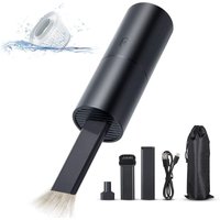 Mini-Staubsauger, kabelloser Handstaubsauger, usb wiederaufladbar, leistungsstarker 2-in-1-Saugnapf, tragbarer, leichter Staubsauger für Auto, von AOUGO