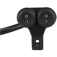 Aougo - Motorrad-Lenkerschalter, universeller 22-mm-Ein/Aus-Schalter, Scheinwerfer, Nebelscheinwerfer, Doppelsteuerungstaste (b) von AOUGO