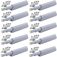 Aougo - Push-to-open-Magnetverschlüsse Magnetische Push-open-Verschlüsse öffnen und schließen die Tür mit einem einfachen Druck (10 Stück) von AOUGO