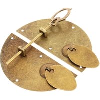 Riegel, Vintage-Prägung, Haspe, Riegel, Verschluss, Türklopfschloss, Riegel, Hardware, Möbel von AOUGO