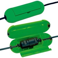 Aougo - Safe-Box / Schutzbox für Verlängerungskabel, (Kabelschutz, Innenbereich) Grün (1 Stück) von AOUGO