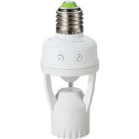 Aougo - Steckdose mit Bewegungsmelder Sicherheitserkennung E27 60W Bewegungssensor von AOUGO
