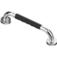 WC-Haltegriff, 30 cm, verchromter Edelstahl-Haltegriff für Badezimmer, Duschgriff, Badewannengriff, Haltegriffe für Badezimmer mit rutschfestem von AOUGO