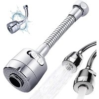 Wasserhahndüse, Küchenarmatur-Verlängerung, Wasserhahn-Ventilator, Sprüh-Wasserhahn-Verlängerung, 360° drehbare Wasserhahn-Verlängerung, Schaum- und von AOUGO