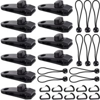 Zelt-Planen-Clip, 30 Stück Planen-Klemme, Zelt-Clips, robuste Planen-Clips, Planen-Clip Markisen, Krokodilmaul-Zelt-Clips für Zelte, Planen, Zelt-Planen-Clip, 30 Stück Planen-Klemme, Zelt-Clips, robuste Planen-Clips, Planen-Clip Markisen, Krokodilmaul-Zelt-Clips für Zelte, Planen, von AOUGO