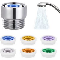 Durchflussregler für Duschkopf, Duschset, Durchflussbegrenzer, Adapter für festen Duschkopf und Handbrause für Badezimmer, 6 verschiedene Durchflussregler für Duschkopf, Duschset, Durchflussbegrenzer, Adapter für festen Duschkopf und Handbrause für Badezimmer, 6 verschiedene von AOUGO
