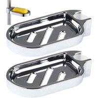 Duschseifenschale, 2 Stück, Duschbar-Seifenschale, schön und elegant, Halter, verstellbare Duschstange, Seifenschale für Duschstange, für Duschbar, Duschseifenschale, 2 Stück, Duschbar-Seifenschale, schön und elegant, Halter, verstellbare Duschstange, Seifenschale für Duschstange, für Duschbar, von AOUGO