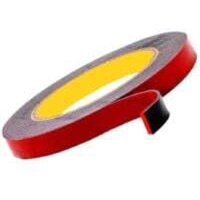 Extra starkes doppelseitiges Klebeband, schwarz, wasserfest, hohe Temperaturbeständigkeit, für drinnen und draußen, 3 m x 1,5 cm von AOUGO