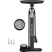 Aougo - Fahrradpumpe Fahrrad Fußpumpe Ballpumpe mit Presta- und Schrader-Ventilen für Fahrradreifen Sportbälle Schwimmringe usw. Aougo - Fahrradpumpe Fahrrad Fußpumpe Ballpumpe mit Presta- und Schrader-Ventilen für Fahrradreifen Sportbälle Schwimmringe usw. von AOUGO