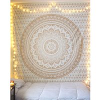 Indischer Mandala-Wandteppich, Wandbehang, böhmische Dekoration, Wandteppich, Wandteppich, Bohemian-Chic, Wandlaken, ästhetische Mandala-Wand, große Indischer Mandala-Wandteppich, Wandbehang, böhmische Dekoration, Wandteppich, Wandteppich, Bohemian-Chic, Wandlaken, ästhetische Mandala-Wand, große von AOUGO