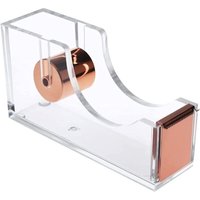 Klebebandabroller, Desktop-Abroller, kristallklarer Acryl-Klebebandabroller, wiederaufladbarer Klebebandabroller, für Verpackung, Schule, Büro – Klebebandabroller, Desktop-Abroller, kristallklarer Acryl-Klebebandabroller, wiederaufladbarer Klebebandabroller, für Verpackung, Schule, Büro – von AOUGO