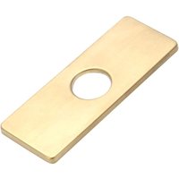 Aougo - Küchenspüle-Lochabdeckung für Badezimmer-Wasserhahn, Waschbecken, Badezimmer-Wasserhahn-Rosette, gebürstetes Nickel von AOUGO