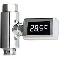 LED-Digital-Thermometer-Duschkopf für Babybadewanne – rotierendes Thermometer – visuell für Wasserhahn und Duschkopf von AOUGO