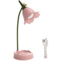 LED-Tischleuchte, usb wiederaufladbar, Augenschutz, Blumen-Schreibtischlampe, Schreibtischlampe, LED-Schreibtischlampe von AOUGO