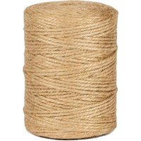 Naturgefärbte Juteschnur 200 m, Geschenkbänder, Geschenkverpackungsseil, Weihnachtsgeschenkverpackung, geruchlos, für Heimwerker, Gartenarbeit, von AOUGO
