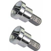 Set mit 2 speziellen Schraubbits für Gipskarton/Placoboard/PH2x25mm 1/4'' für Phillips PH2 Phillips-Antriebsschrauben – Hardware/Handwerkzeuge – aus von AOUGO