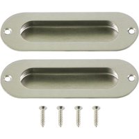 Set mit 2 versenkten Griffen für Schiebetüren INOX-Schiebetürgriffe von AOUGO