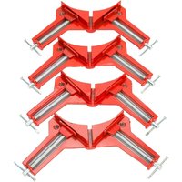 Stück 90 Grad rechtwinklige Klemme, Holzbearbeitung diy Handwerkzeuge hsm Eckklemmen 75 mm Stück 90 Grad rechtwinklige Klemme, Holzbearbeitung diy Handwerkzeuge hsm Eckklemmen 75 mm von AOUGO