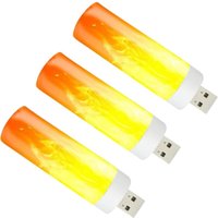 Stück LED-Glühbirnen mit Flammeneffekt – LED-Flammeneffektlicht mit warmer Atmosphäre – Flammenbirne für Zuhause, Garten, Camping, wiederaufladbar Stück LED-Glühbirnen mit Flammeneffekt – LED-Flammeneffektlicht mit warmer Atmosphäre – Flammenbirne für Zuhause, Garten, Camping, wiederaufladbar von AOUGO