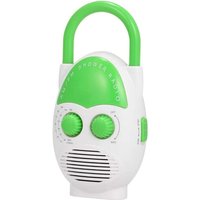 Wasserdichtes Duschradio, Duschlautsprecher mit AM/FM-Radio, tragbares Hängeradio mit USB- und TF-Kartenanschluss, Kopfhöreranschluss für Badezimmer, von AOUGO
