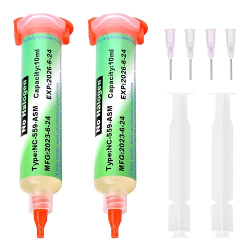 2 Stück Flussmittel Löten 20ml, Flussmittel Löten Solder Paste Flux SMD Elektronik Lötflussmittel Lötpaste Fett-Flussmittelpaste Lötfett Flussmittel Pasten Für BGA Reflow, CPU/PCB/SMD/IC Lötzinn 2 Stück Flussmittel Löten 20ml, Flussmittel Löten Solder Paste Flux SMD Elektronik Lötflussmittel Lötpaste Fett-Flussmittelpaste Lötfett Flussmittel Pasten Für BGA Reflow, CPU/PCB/SMD/IC Lötzinn von AOUZOVLI