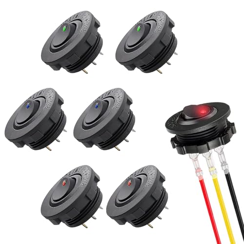 6 Pcs Schalter 12v Schalter 12v Wasserdicht 12v Schalter 12 Volt Schalter Schalter 12v Wasserdicht 12v Schalter Wasserdicht Schalter 12v Schalter 12v Wasserdicht 12v Schalter 12 Volt Schalter von AOUZOVLI
